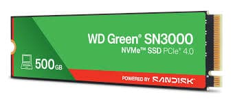Western Digital Green Sn3000 500Gb M.2 Pci Express 4.0 Nvme Interno Stato Solido — miniatura 5