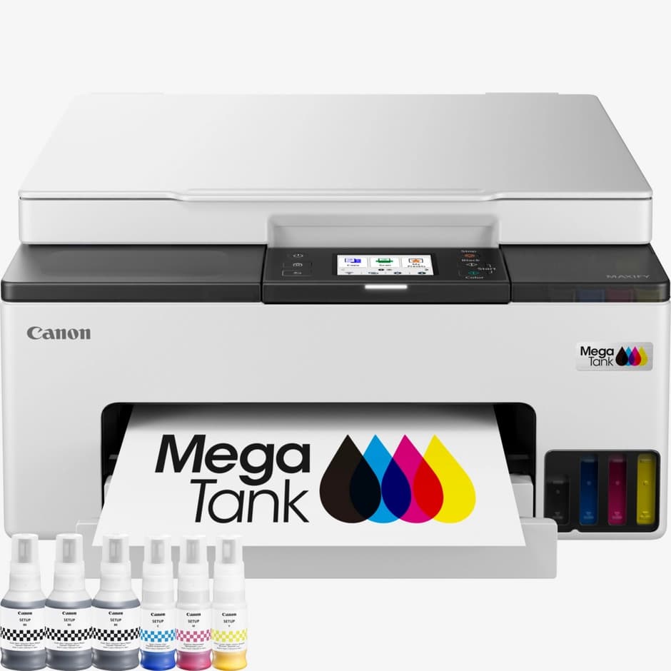Canon Stampante WiFi per Casa e Ufficio MAXIFY GX1051 - Stampante Multifunzione MegaTank con Scanner e Fotocopiatrice per Casa | Connettività WiFi, Ethernet e USB | Include 6 — miniatura 8