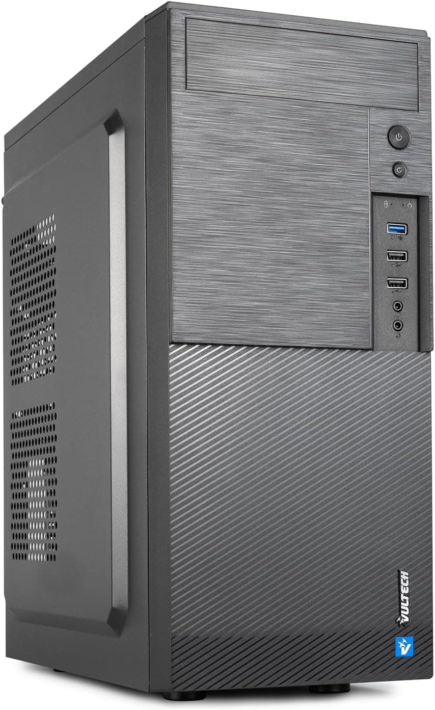 Case VulTech ATX VCO-A1699P Rev. 2.2 con alimentatore 500W, computer case compatto 1x Usb 3.0, 2x Usb 2.0, colore nero — miniatura 9
