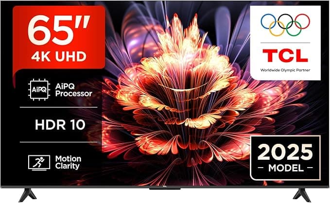 TCL QLED 65'' 65P69K smart tv 4K Ultra UHD, Dolby Audio, DVB-T2Hevc Main 10,Google Tv, 65 pollici, QLED 60HZ — miniatura 10