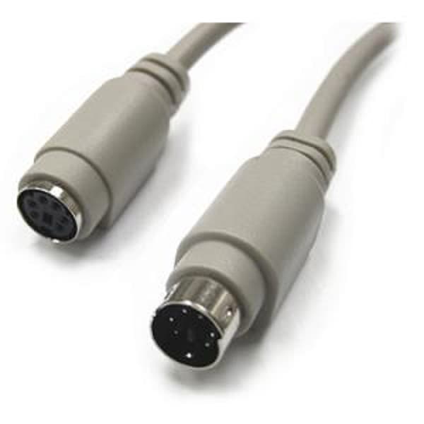 Tekk Cavo Prolunga PS/2 per Tastiera e Mouse 6PIN M/F 1,8 MT
