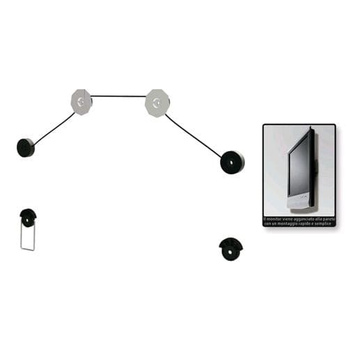 Keyteck Staffa da Parete Ultrasottile per Monitor/TV da 23"/55" WSD-908F — miniatura 4
