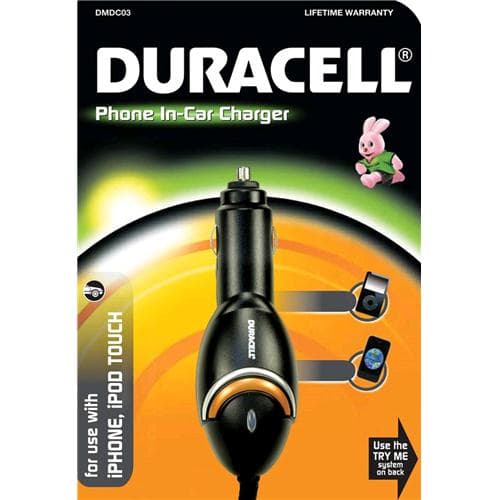 Duracell Caricabatteria da Auto per iPhone 4 4S Ipod DMDC03 — miniatura 3