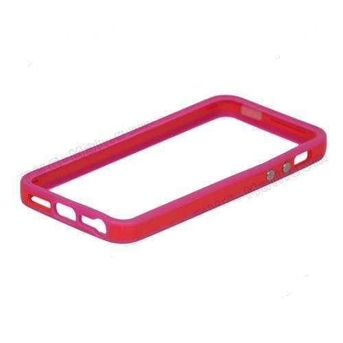 Mediaking Cover Bumper in Silicone Rossa per iPhone 5 MKBP02R