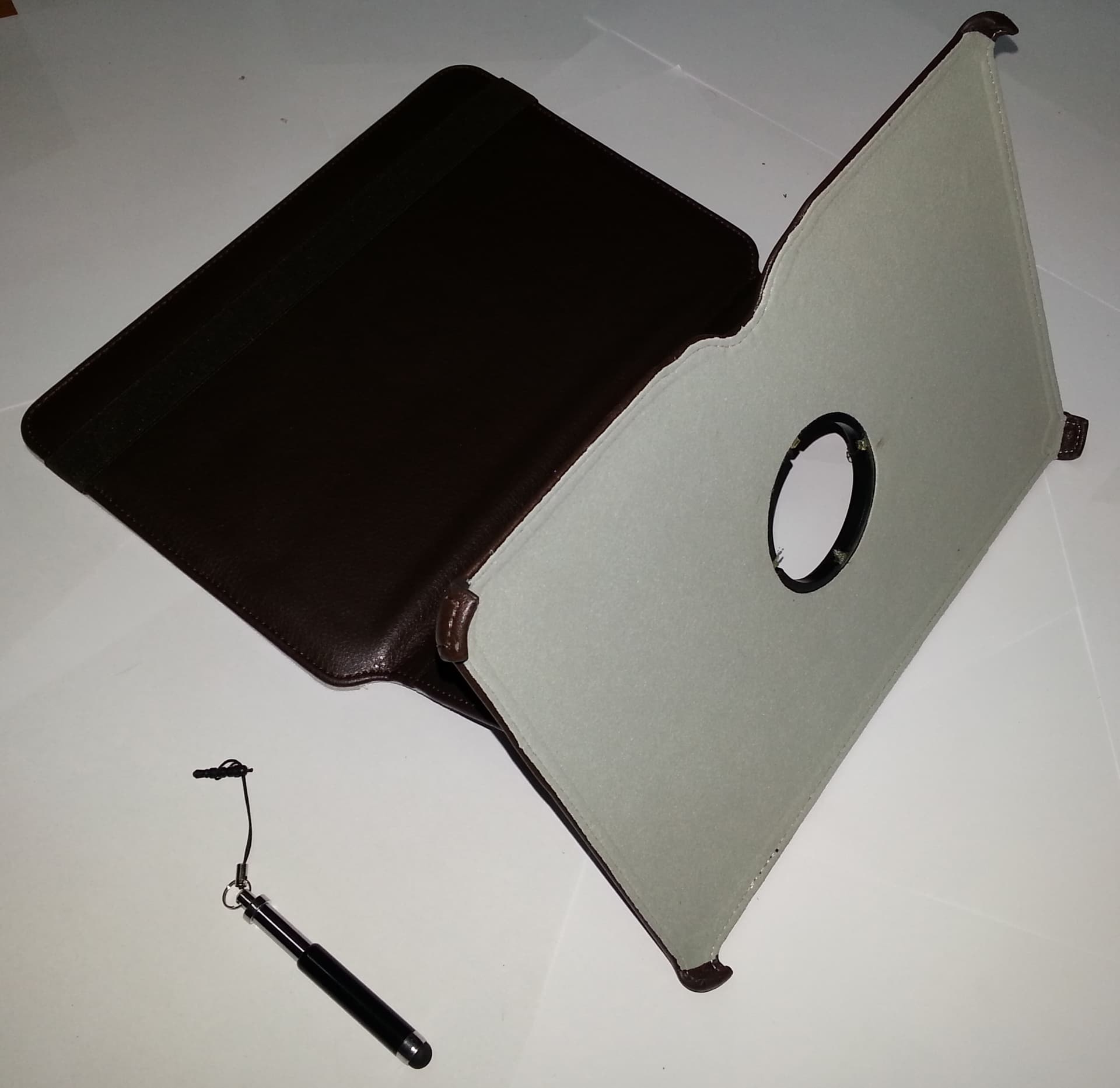 Smart Cover per Samsung Galaxy TAB 2 P5100 360° Marrone + Pennino + Screen Protettiva