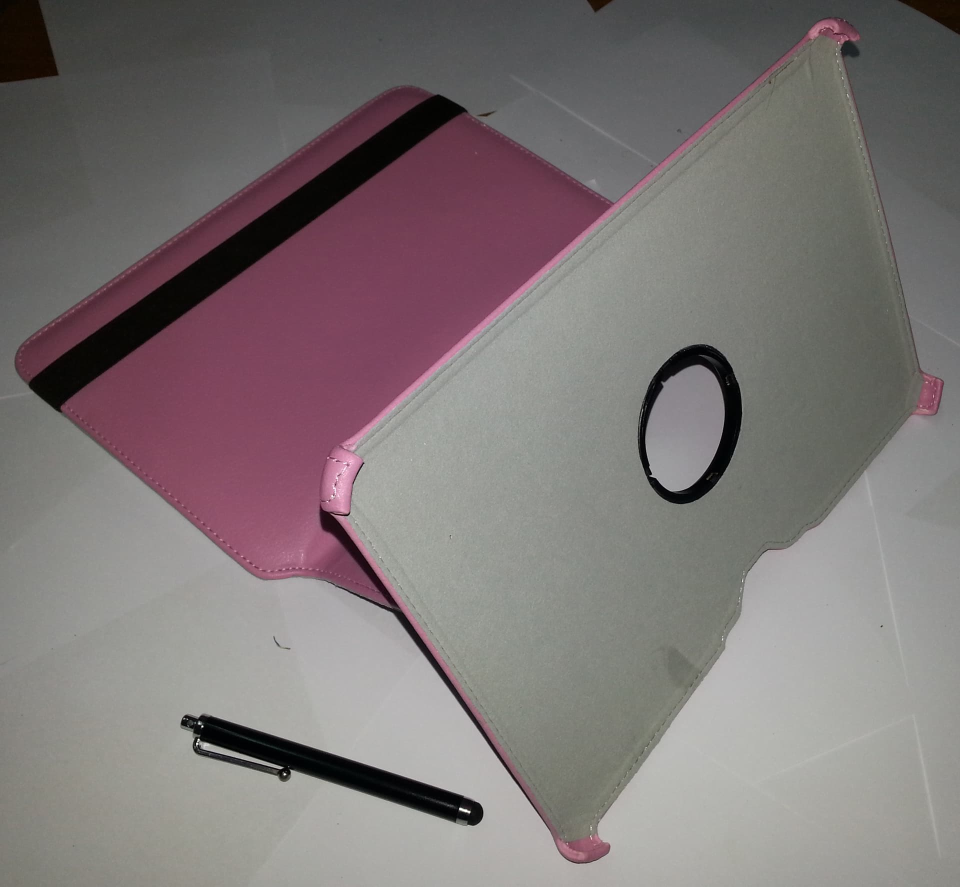 Smart Cover per Samsung Galaxy TAB 2 P5100 360° Rosa + Pennino + Screen Protettiva
