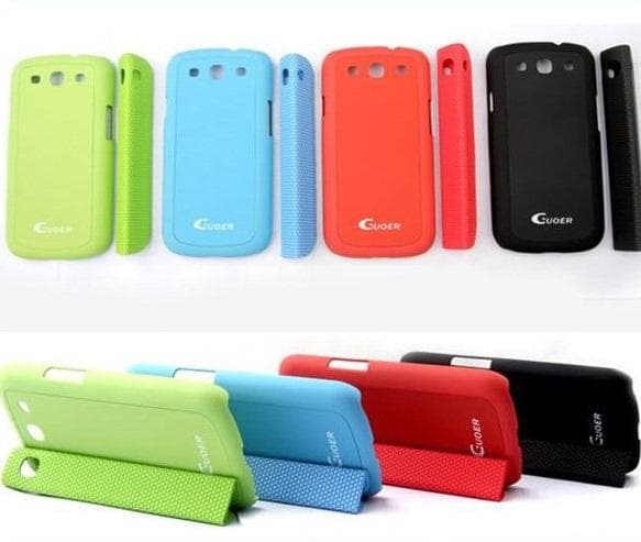 Cover Bumper Smart Magnetica Nera per Samsung Galaxy S3 i9300
