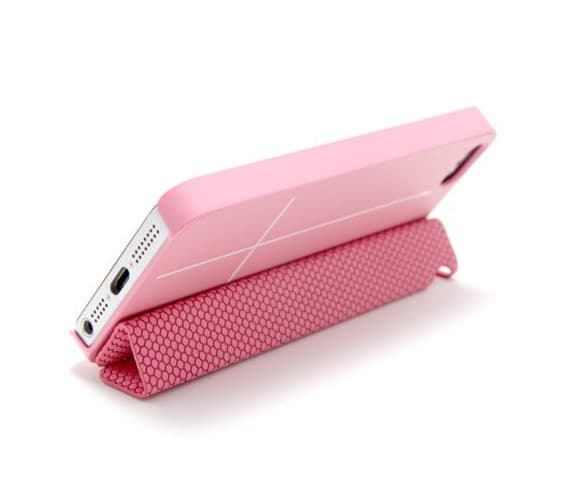 Cover Bumper Smart Magnetica Rosa per iPhone 5