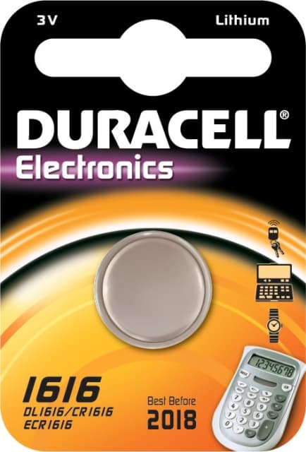 Duracell Plus Batteria Coin Cell 3V DL1616 CR1616 ECR1616 — miniatura 2