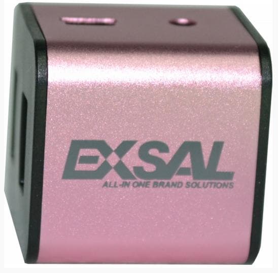 Exsal Hub USB 4 Porte Autoalimentato Pink