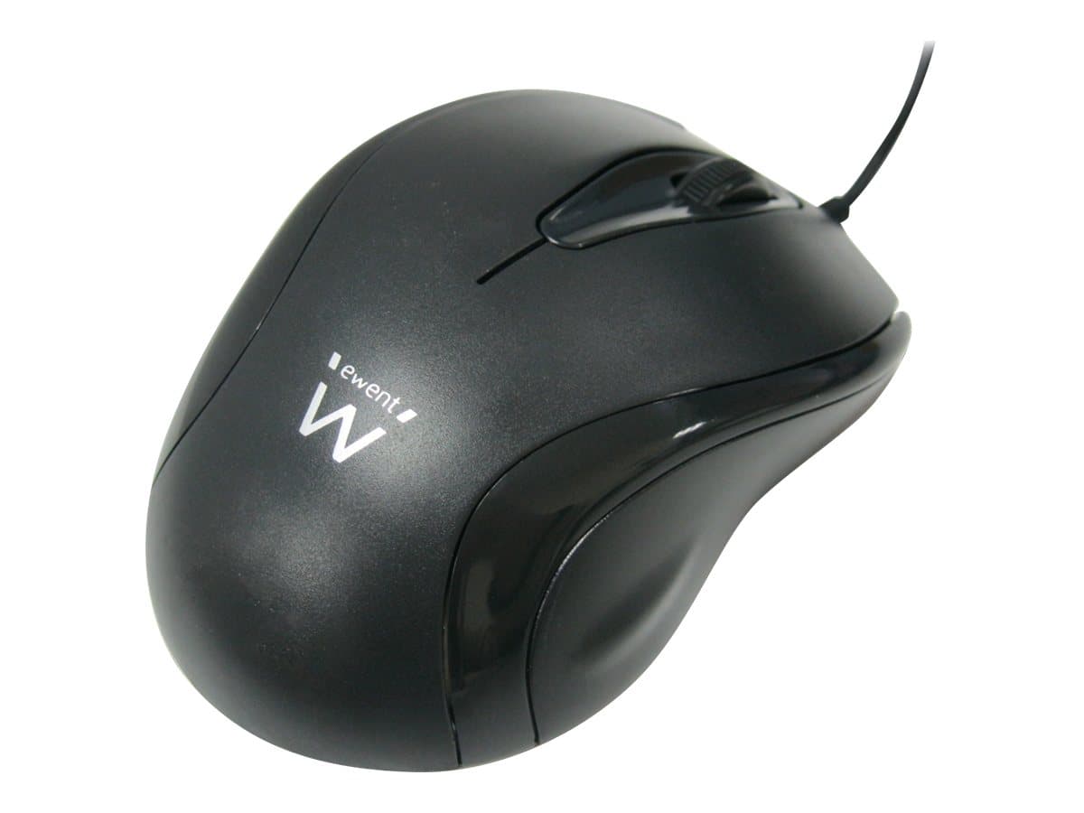 Ewent Mouse Ottico USB, 1000 Dpi, Cavo 145 Cm, Nero, (EW3152) — miniatura 4