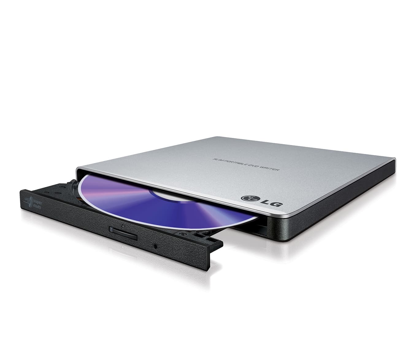 Hitachi LG Masterizzatore DVD Esterno Silver USB 2.0 GP57ES40 — miniatura 8