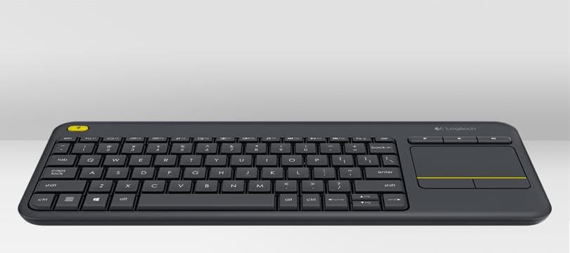 Logitech Tastiera K400 Plus Wireless + Touchpad Colore Nero USB 920-007135