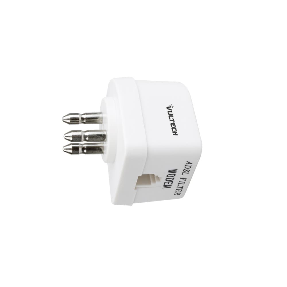 VulTech SN20312 Filtro ADSL Tripolare RJ11 | Adattatore per Modem ADSL/VDSL, Router e Telefono Fisso | Elimina Rumori e Interferenze sulla Linea Vocale — miniatura 2