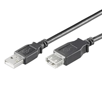 Ewent Cavo Prolunga USB 2.0 A/A M/F 1,0 MT Nero EW-UAA-010-P EC1011