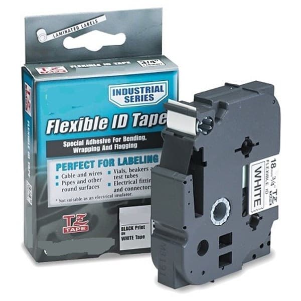 Brother Nastro Laminato Compatibile da 12MM ( 8M ) Nero/Traspartente TZE131