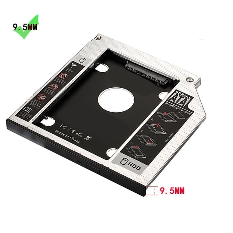 Ewent Caddy HDD/SSD SATA-III per Drive CD/DVD 9,5 MM EW7003 — miniatura 7