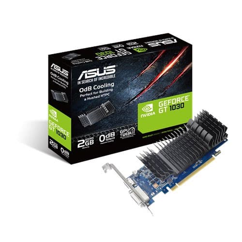 ASUS GT1030, Scheda Grafica 2 GB GDDR5 NVIDIA GeForce, Blu — miniatura 5