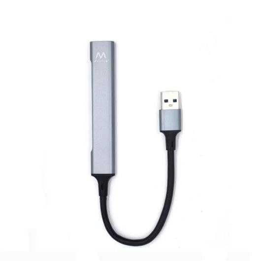 Ewent EW1144 Hub USB A, Hub 4 porte Ultra Slim Data, Hub con 3 porte USB A 2.0, 1 porta USB A 3.2, Hub Slim tipo A per Macbook Pro/Air, Laptop, PS5/PS4 e sistemi Mac OS, Windows — miniatura 4