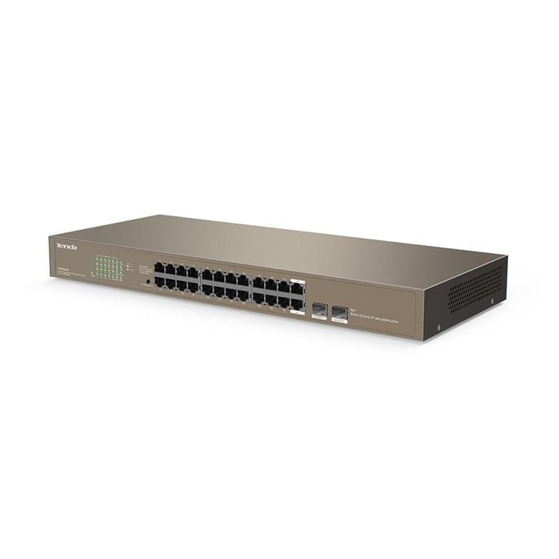 Tenda TEG1024F Switch No Administrado L2 Gigabit Ethernet (10/100/1000) Gris 1U — miniatura 3
