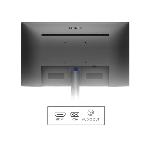 Philips Monitor 221v8 22 pollici 1920x1080, FHD, 75Hz, VA Panel, 4ms GtG, (HDMI1) Adaptive Sync, Nero — miniatura 4
