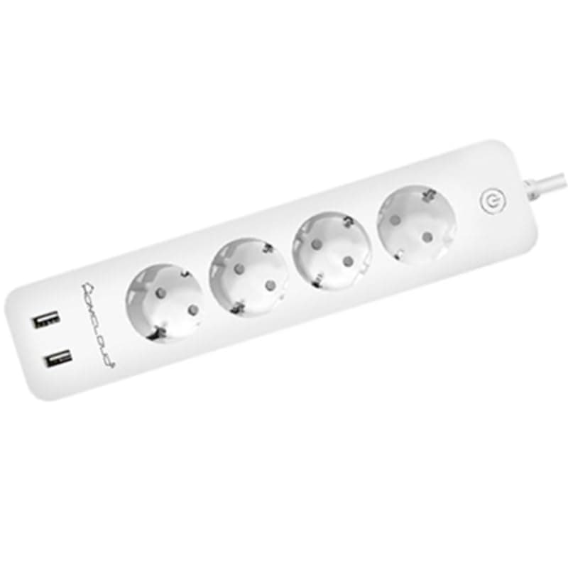 Homcloud Multipresa Intelligente WIFI 16A 4 SCHUKO+ 2 USB VZ-EPS16A4