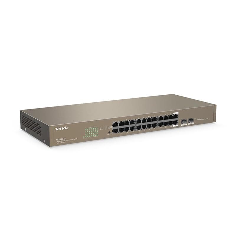 Tenda TEG1024F Switch No Administrado L2 Gigabit Ethernet (10/100/1000) Gris 1U — miniatura 2