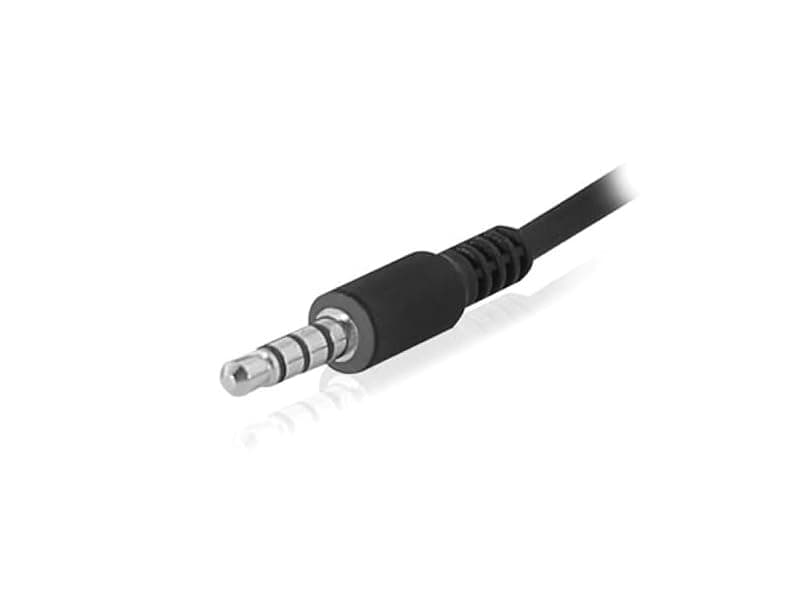 Ewent EW3567 Cuffia con Microfono per il Computer Portatile iPhone Samsung Smartphone PS4 New X-Box Tablet PC iPad iPod MP3, Jack UNICO 4 Pin 3.5mm per Cuffie e Microfono — miniatura 2