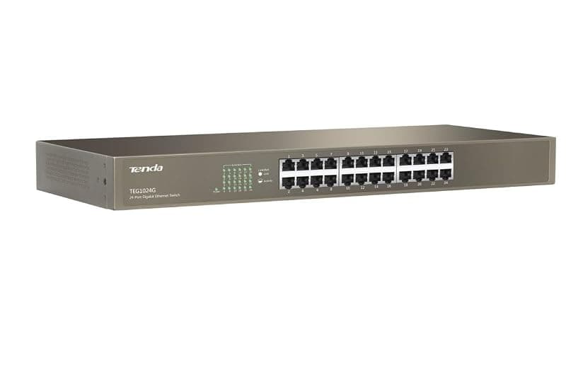 Tenda TEG1024G 24 Porte, Gigabit Switch di Rete 10/100/1000 — miniatura 2