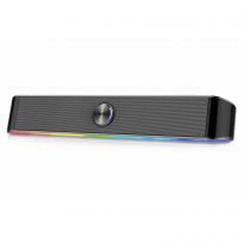 Ewent EW3525 Speaker Soundbar cablati e Bluetooth Illuminata RGB, Casse per PC 12W, Speakers Bluetooth, Altoparlanti Stereo con Illuminazione RGB regolabile, Alimentazione USB — miniatura 4