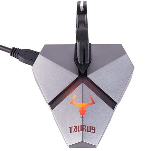 Itek Mouse Bungee Taurus MB01 Tendifilo con Hub USB 3.0 Card Reader Luce LED ITAMB01 — miniatura 2