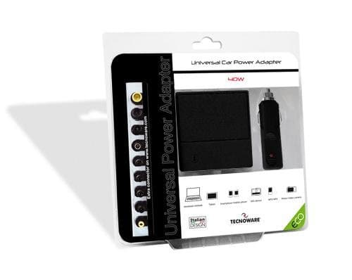 Tecnoware FAU16400 Auto 40 W Nero Adattatore di Potenza & Inverter – Adattatori di Potenza & onduleurs (12 – 24, 40 W, 22 V, 1 A, 92%, 10 – 22 V) — miniatura 2