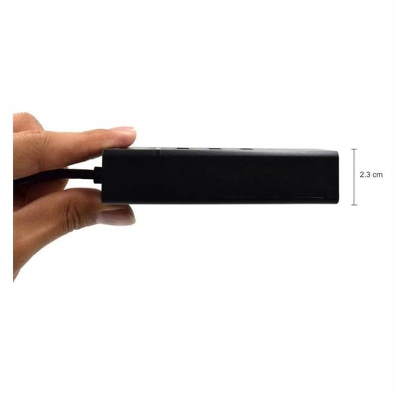 Ewent EW1141 Hub USB C, 3 Porte USB 3.0 e Adattatore LAN 1000 Mbps Gigabit Ethernet RJ45, Hub USB 3.0 Trasmissione Dati ad Alta Velocità per Macbook, Chromebook — miniatura 3