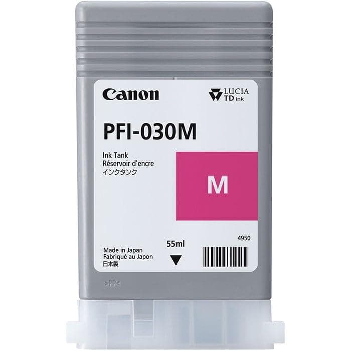 Canon Serbatoio Inchiostro Plotter PFI-030M Magenta 3491C001 — miniatura 2