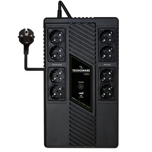 Tecnoware Ups Era Plus Strip 1000va 700w 4uscit.schuko Fgcerapls1002sch — miniatura 2