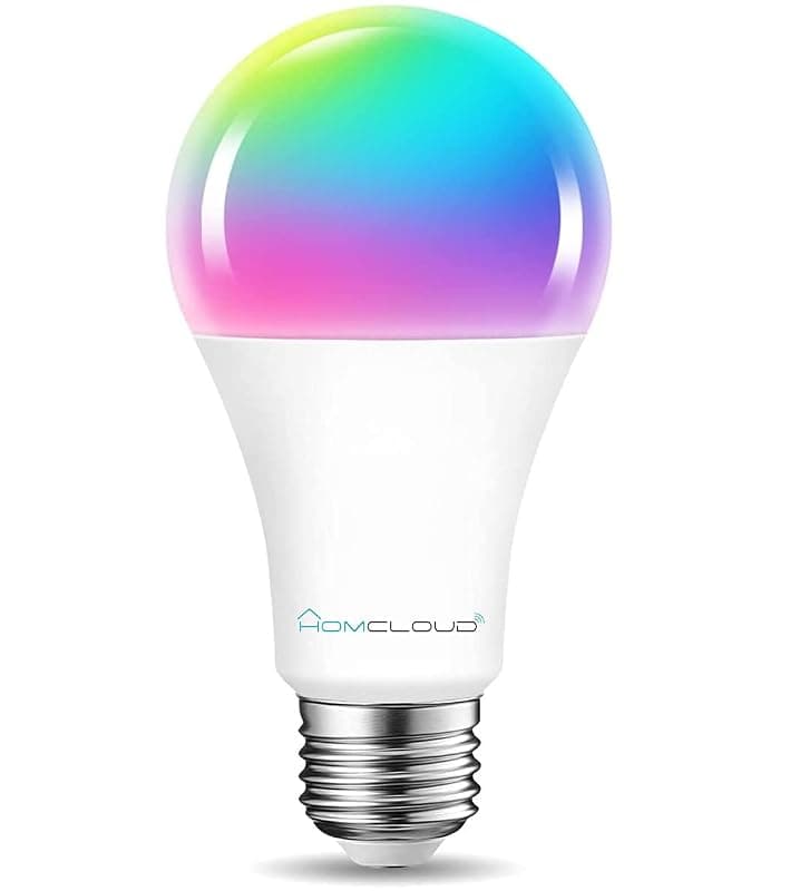 Homcloud Lampadina LED WIFI RGB+CCT E27 Dimmerabile EE-11WE27