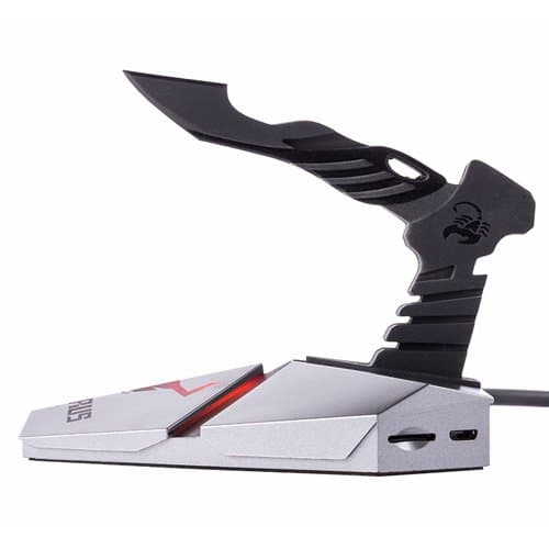 Itek Mouse Bungee Taurus MB01 Tendifilo con Hub USB 3.0 Card Reader Luce LED ITAMB01 — miniatura 8