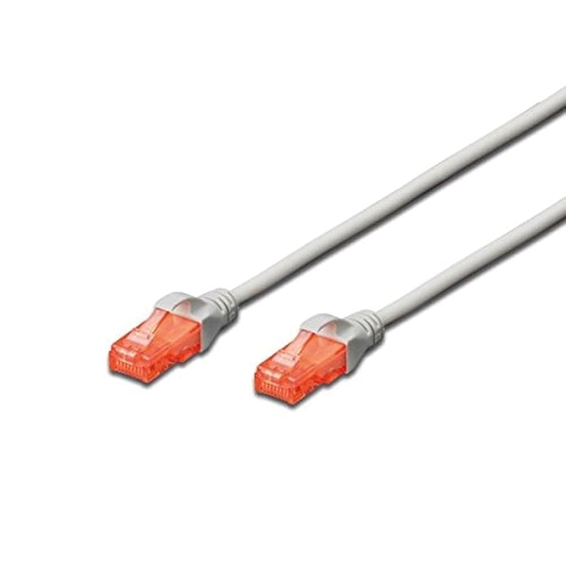 Ewent EW-6U-010 Cavo di Rete Patch CAT 6 U/UTP, AWG 26/7, 2 Connettori RJ45, 1m, Grigio