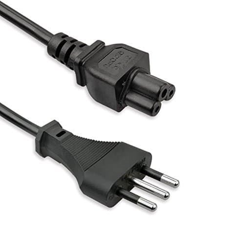 VulTech ALIM3-15 Cavo di Alimentazione Tripolare 1.5m – Spina Italiana 10A a IEC C5 2,5A – Per PC, Monitor, Stampanti – Uso Domestico o Professionale – Nero