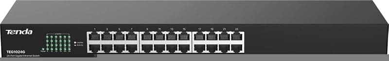 Tenda TEG1024G 24 Porte, Gigabit Switch di Rete 10/100/1000 — miniatura 4
