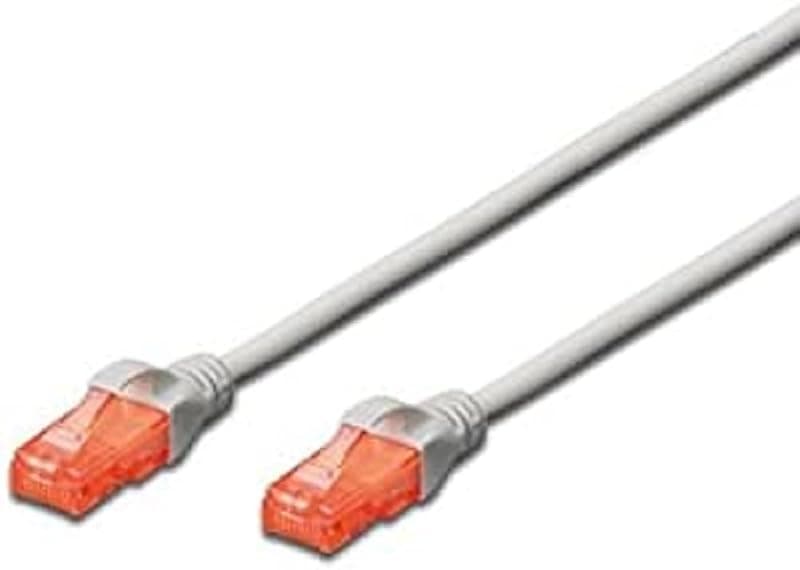 Ewent EW-6U-020 Cavo di Rete Patch CAT 6 U/UTP, AWG 24/7, 2 Connettori RJ45, 2m, Grigio