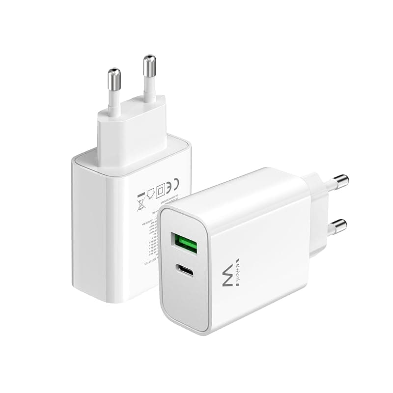 Ewent Caricatore Spina USB-C per Smartphone/Tablet QC3.0 30W EW1325