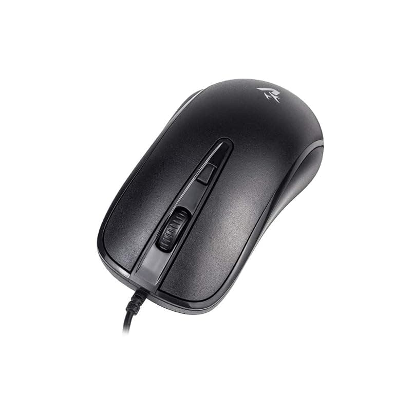 VulTech MOU-978 Mouse Ottico USB Wired con Cavo, 1200 DPI Regolabili, 4 Pulsanti, per PC Notebook Computer Nero — miniatura 5