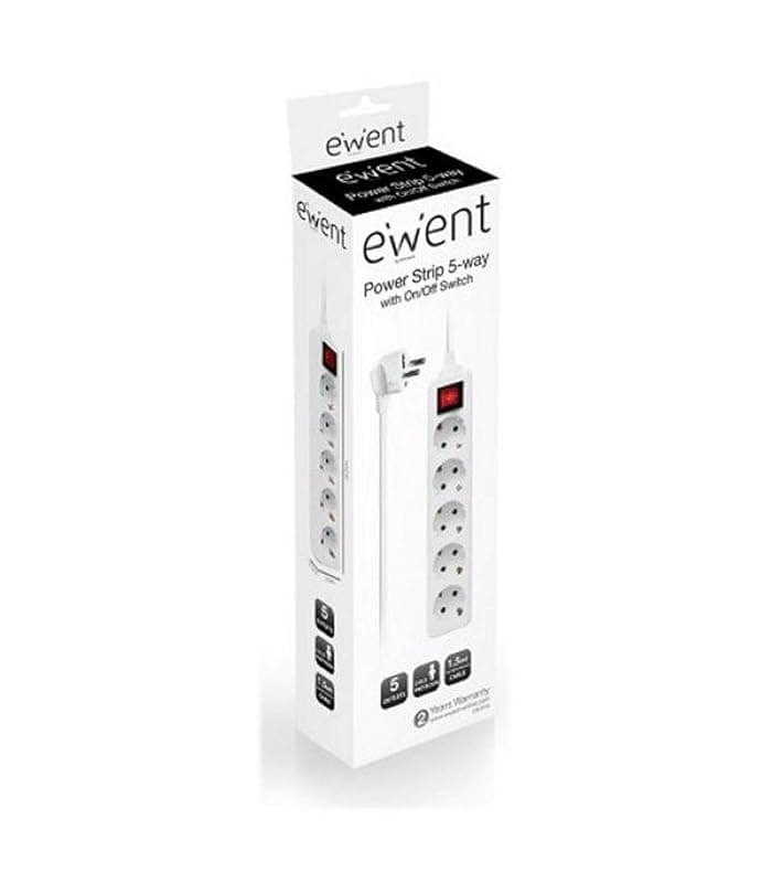 Regleta Ewent EW3916 5TOMAS C/Interruptor — miniatura 5