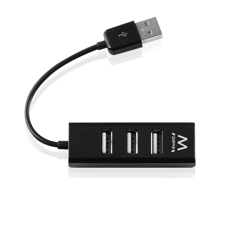 Ewent Mini Hub USB 4P USB 2.0 Nero EW1123 — miniatura 6