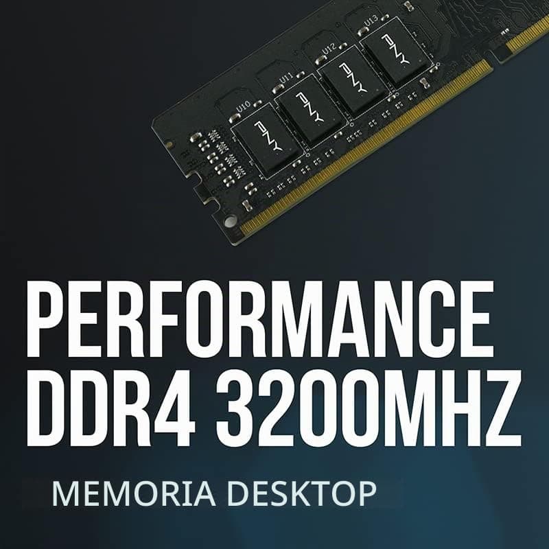 PNY RAM DDR4 8GB 3200MHZ PC4-25600 MD8GSD43200-SB — miniatura 3