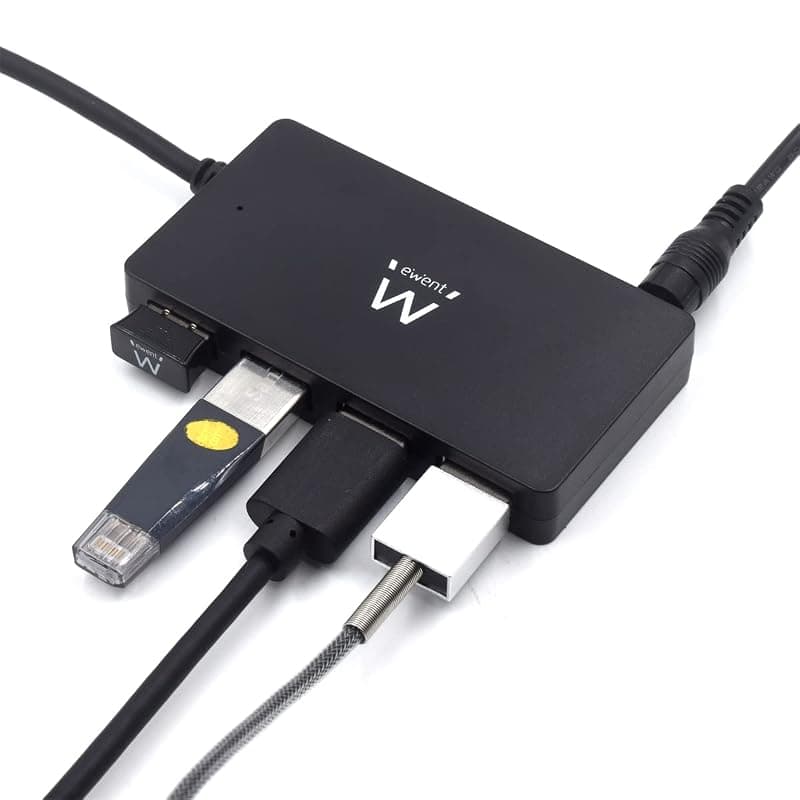 Ewent Hub USB 3.1 GEN 1 4 Porte Alimentato EW1134 — miniatura 8