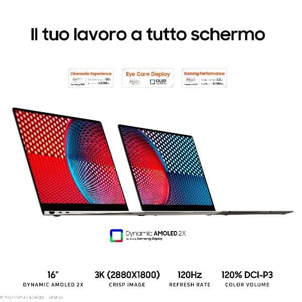 Samsung Galaxybook 3 Pro NP964XFG-KC1IT I7-1360P/16GB/512GBSSD/16"/W11 Pro — miniatura 2