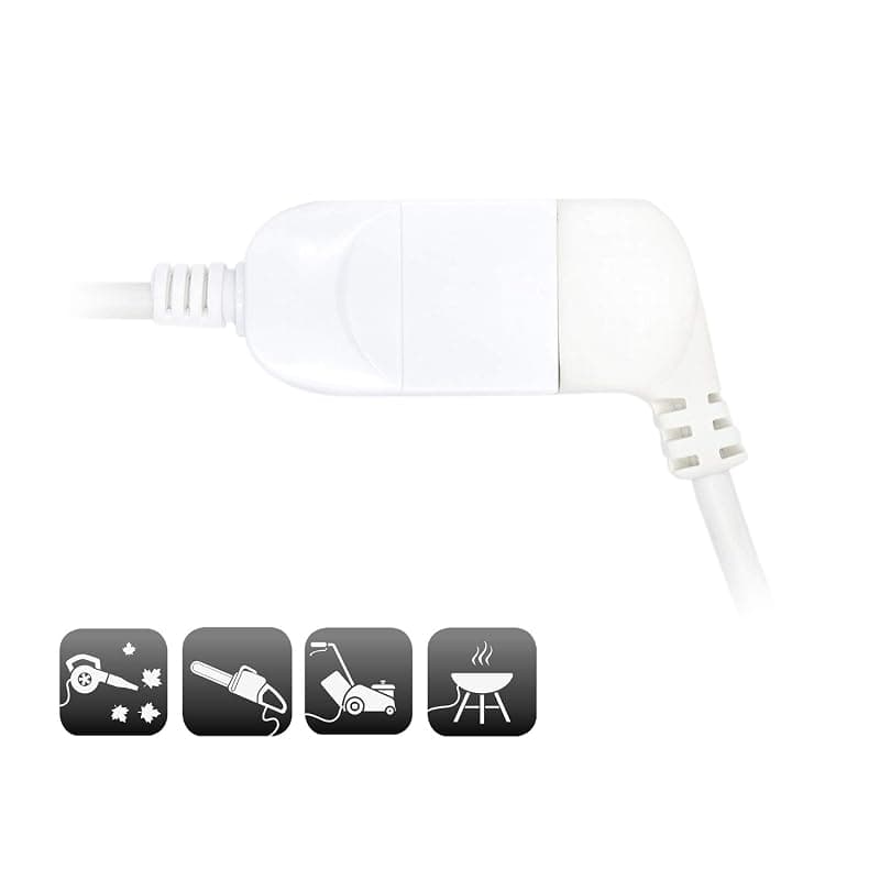 Ewent EW3800 - Prolunga elettrica bianca 3mt, spina Italiana 10A 90° salvaspazio, presa cavo H05VV-F 3x0,75mm2 con protezione bambini — miniatura 7