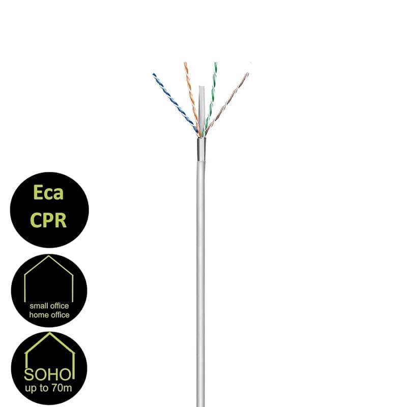 Ewent IM1220 305m Bobina Cavo di Rete Ethernet CAT.6, CCA, PVC, F-UTP Schermato, RJ45, AWG23/1, LAN Internet Gigabit Alta velocità, ideale per PC, Router, Modem, Switch, TV, PS5 — miniatura 3